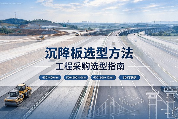 沙河沉降板选择方法
