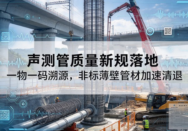 沙河声测管质量新规落地，一物一码溯源，非标薄壁管材加速清退