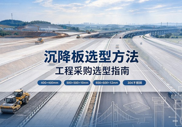 沙河沉降板选择方法